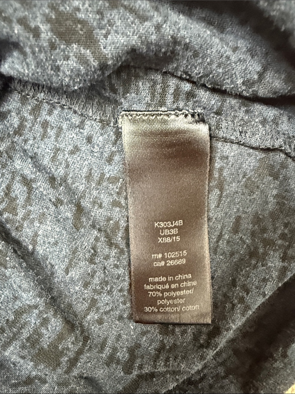 John Varvatos Blue/Black T-shirt - Picture 4 of 5
